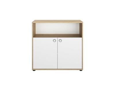 Commode 2 portes ARTHUR Bois Marron clair