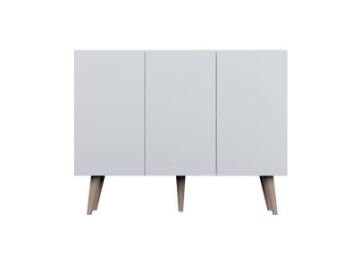 Commode Toronto pour Salon 120 cm couleur Blanc