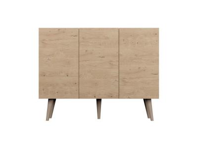 Commode Toronto pour Salon 120 cm couleur Ch&ecirc;ne
