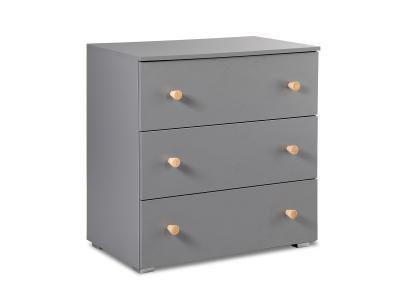 Commode 3 tiroirs littlesky by klups pauline - gris