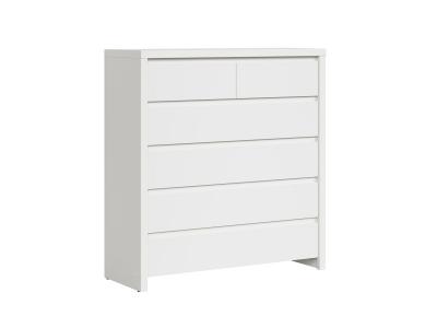 Commode 6 tiroirs Soren Blanc