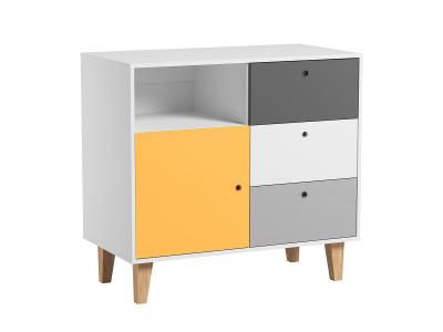 VOX Commode &agrave; langer Concept - Jaune