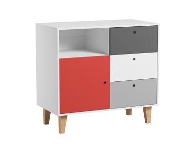 VOX Commode &agrave; langer Concept - Rouge