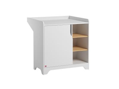 VOX Commode &agrave; langer leaf - blanc et bois