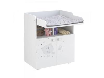 GENERIQUE Commode &agrave; langer polska teddy blanc 0001529.9
