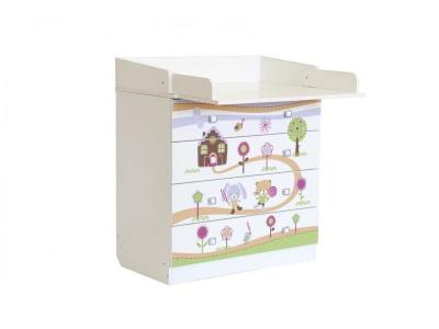 GENERIQUE Commode &agrave; langer volga pain d'epice blanc 1288.9.3