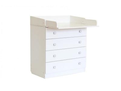 GENERIQUE Commode &agrave; langer volga simple blanc 0001288.9