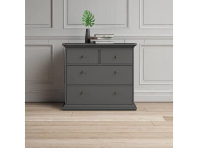 Alter Commode enfant 4 tiroirs - Gris