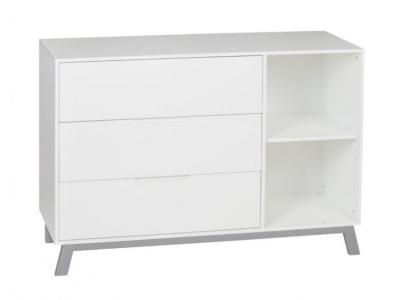 SCHARDT  Commode table &agrave; langer Florence blanc