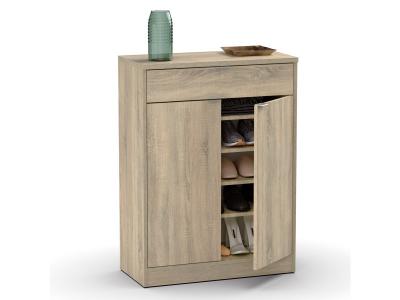Commode meuble a chaussures coloris cambrian - Hauteur 101 x Longueur 75 x Profondeur 36 cm --