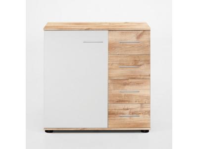 Pegane Commode 6 tiroirs - Graphite