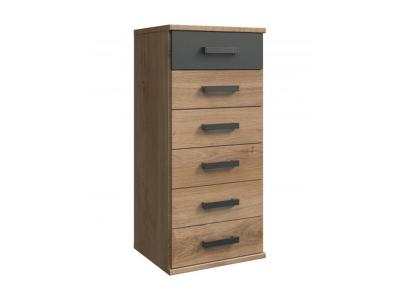 Pegane Commode 6 tiroirs - Ch&ecirc;ne