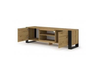 BIM FURNITURE Buffet cm 158 x 40 x 84h mondi couleur ch&ecirc;ne rustique - Bim Supplies