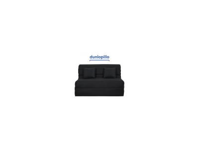GPASPLUS UB DESIGN SALON Canap&eacute; lit Caly BZ 140 mousse 28 kg couette noire