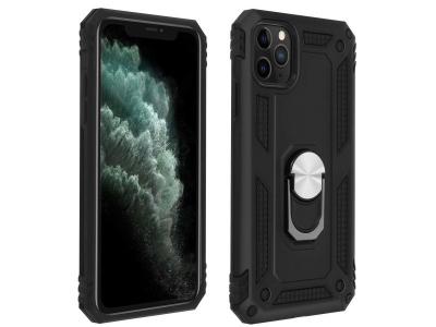 AVIZAR Coque iPhone 11 Pro Antichoc bi-mati&egrave;res Bague Support Vid&eacute;o noir  