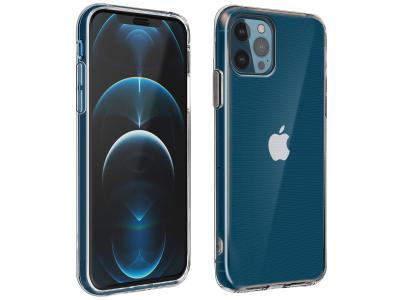 AVIZAR Coque Apple iPhone 12 Pro Max Souple et Film Verre Tremp&eacute; Duret&eacute; 9H noir