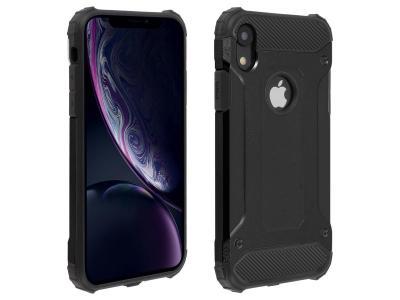 AVIZAR Coque Apple iPhone XR Protection Bi-mati&egrave;re Antichutes (1,80m) - Noir