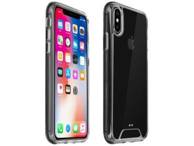 AVIZAR Coque Apple iPhone/XS Coque Cristal Bi-mati&egrave;re - Transparent