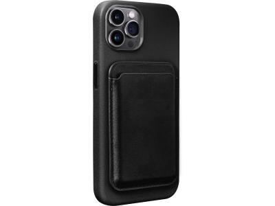 BIGBEN CONNECTED Coque iPhone 14 Pro Max Compatible MagSafe avec Porte-Carte Amovible Noire Bigben