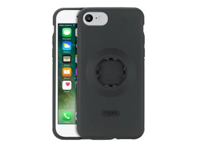 TIGRA SPORT Coque iPhone 7/8 Coque Protection Etanche Fixation FitClic Tigra Noir