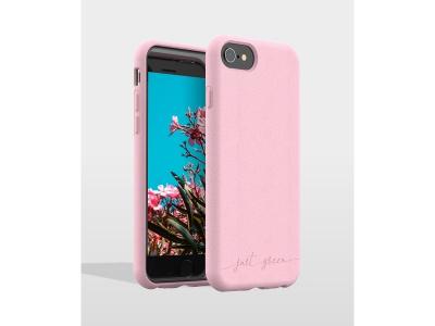 BIGBEN CONNECTED Coque iphone se 2022/se/8/7/6s/6 natura baby pink - eco-con&ccedil;ue just green