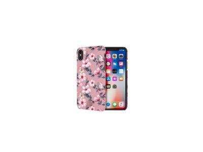 COQUE  premium crystal seoul hibiscus rose: iphone x/xs