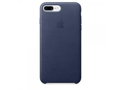 APPLE Coque en cuir  pour iPhone 7 Plus Bleu nuit 