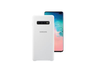 SAMSUNG Coque semi-rigide blanche  ef-pg975tw pour galaxy s10+ g975