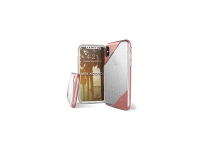 XDORIA Coque Revel-Lux de X-Doria pour iPhone X rose et strass