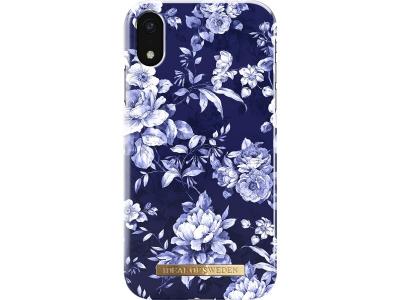 IDEAL OF SWEDEN Coque pour iPhone XR R&eacute;sistante Design Epur&eacute; Sailor Blue Bloom