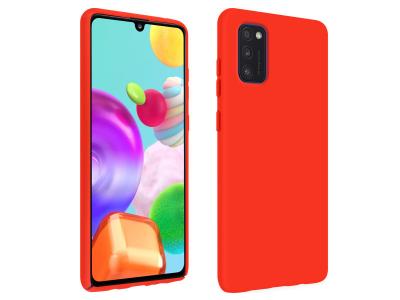 AVIZAR Coque Samsung Galaxy A41 Soft Touch - Rouge