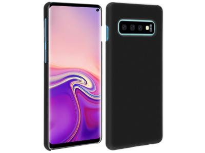 AVIZAR Coque rigide  Soft Touch noir mat pour Samsung Galaxy S10