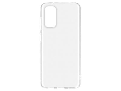 AVIZAR Coque Samsung Galaxy S20 Silicone Gel Flexible R&eacute;sistant Ultra fine Blanc Givr&eacute;