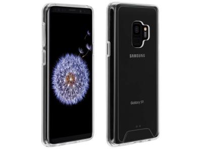 AVIZAR Coque Samsung Galaxy S9 Protection Cristal Bi-mati&egrave;re Antichocs Transparent
