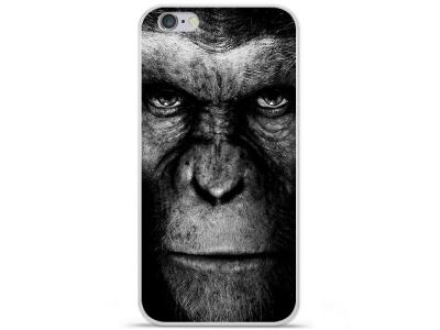 1001 COQUES Coque en silicone - Compatible Apple iPhone 7 - design singe 