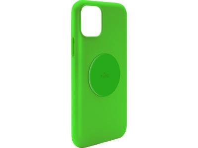 PURO  coqiconfip11g - coque icon silicon soft fluo ip 11 verte