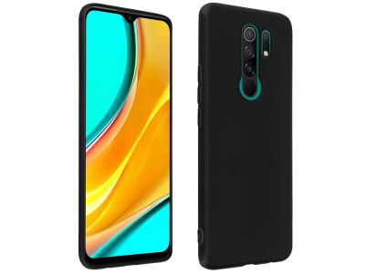 AVIZAR Coque Xiaomi Redmi 9 Silicone Gel Flexible Ultra-Fine Et L&eacute;g&egrave;re - Noir