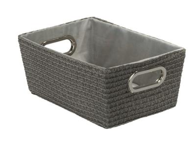 WENKO Panier SDB Chromo gris 
