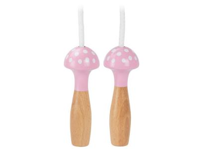 VILAC  Corde &Agrave; Sauter Rose Bicolore &Agrave; Pois
