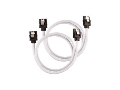 CORSAIR C&acirc;ble SATA gain&eacute;  Premium - SATA 6Gbps 60 cm, blanc