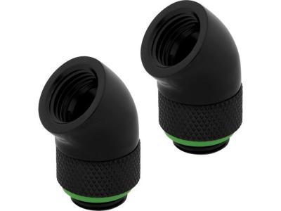 CORSAIR Adaptateur Rotatif &agrave; 45 degr&eacute;s  Hydro X Series, Lot de Deux Blanc