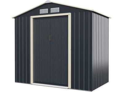 GOPLUS Abri de Jardin en M&eacute;tal -  - 2.7M&sup2; - Porte Coulissante - Bouches d'A&eacute;ration