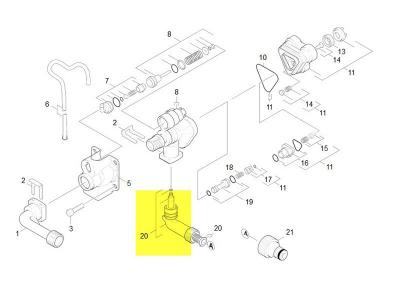 KARCHER Coude arrivee d eau pour nettoyeur haute-pression  - 90012120 90012120