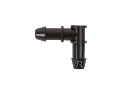 RIBIMEX Coude cannele pour tuyau diametre6mm par 10, pra-mib-0052 PRA/MIB.0052