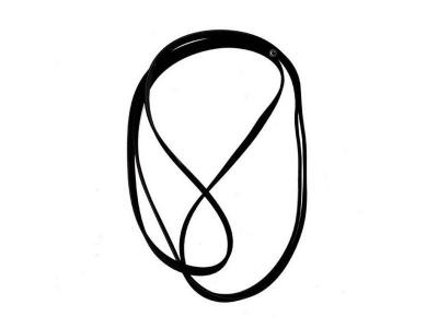 WHIRLPOOL Courroie 1965h6 non &eacute;lastique (remplace la 1970h7)