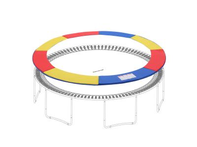 SONGMICS Housse pour bord de trampoline multicolore 