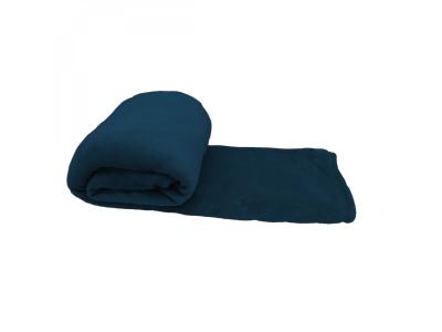 VIVEZEN Couverture, plaid polaire 150 x 200 cm en flanelle ultra doux - Bleu