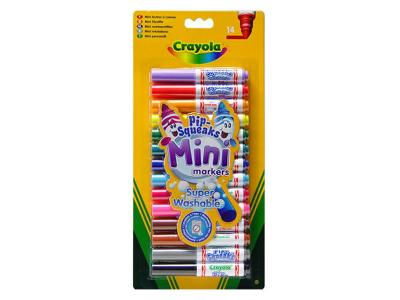 CRAYOLA  Set 14 Mini Washable Markers Multicolore