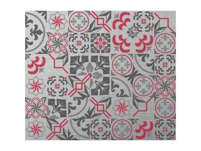 CPM Cr&eacute;dence adh&eacute;sive en alu carreaux de ciment - l. 70 x l. 40 cm - gris 