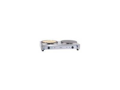 CASSELIN cr&ecirc;pi&egrave;re double 2x2200w 35cm inox - ccd35e 